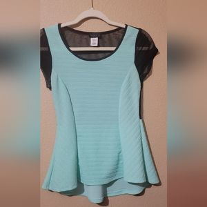 Petite Women's xs teal blouse